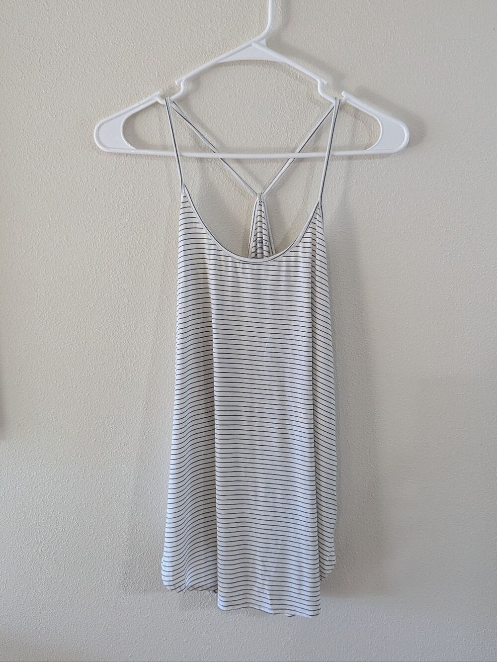 Striped 100% Rayon Lounge Top